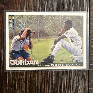 Michael Jordan Signature Baseball Rookie card